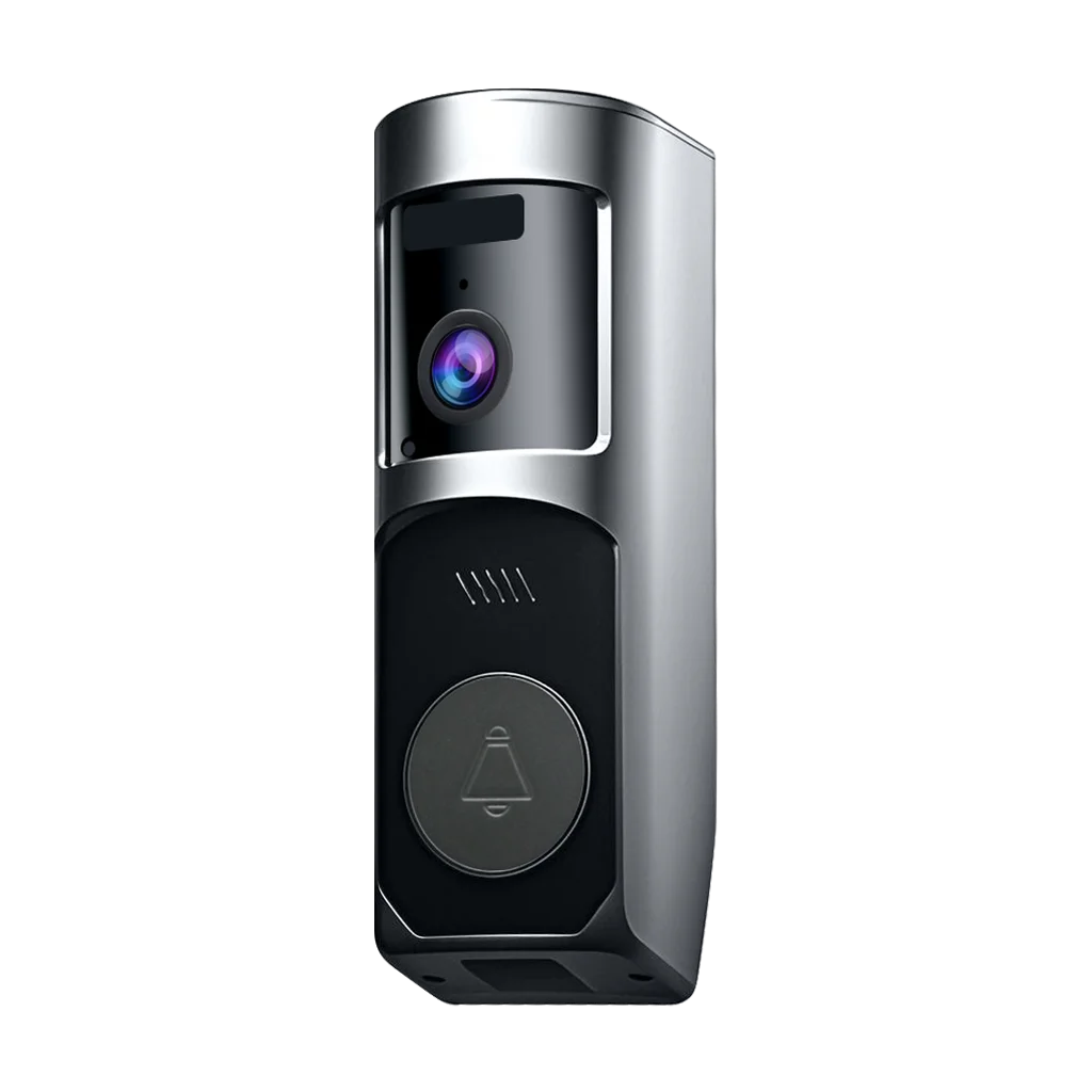 Smart WiFi Doorbell Camera with 360 Gimbal & Long-Lasting Battery - Wireless Security Monitor