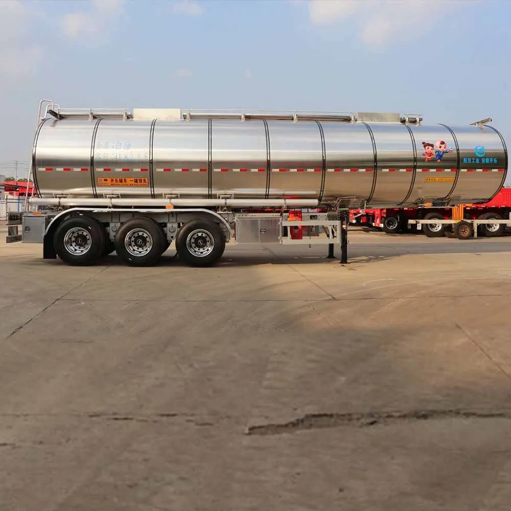 Factory Price 3/4Axles 35000Liters 40000Liters Fuel Transport Tanker Carbon Steel Oil Tank Petrol Truck Trailer factory