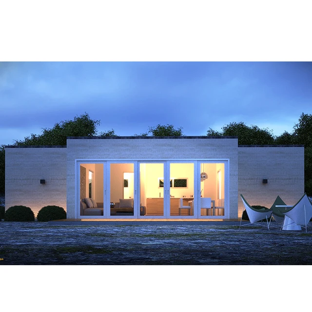2025 for Econel Eco-Friendly Modular Homes Concrete Flat Roof New Tech House Designs Bathroom Supermarket Office Building Gym Di