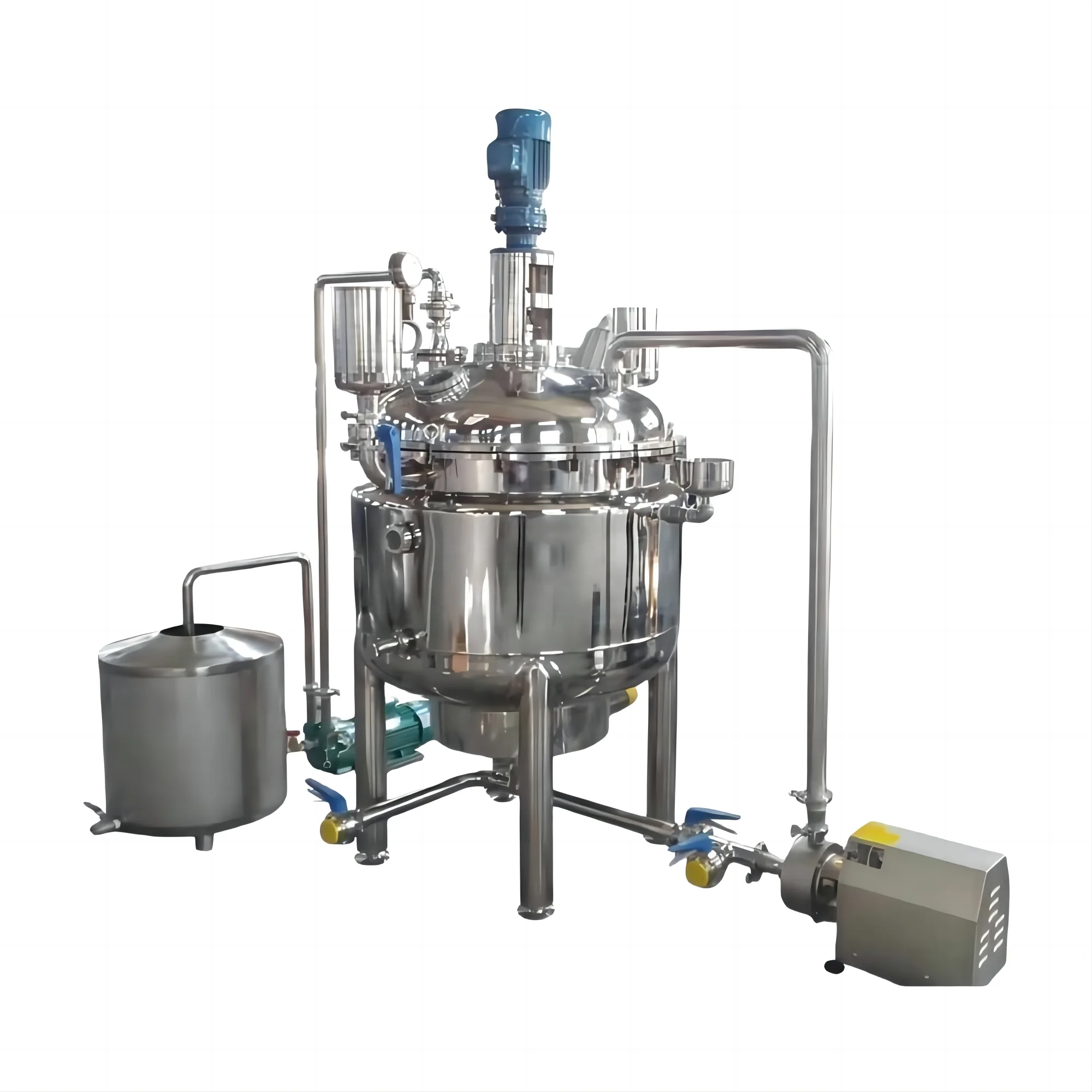 DZJX Mixing Tank With Screw Conveyor Insolation Agitator Liquer 100 200 500 1000 2000 5000 Liters Reactor Mixer Tank