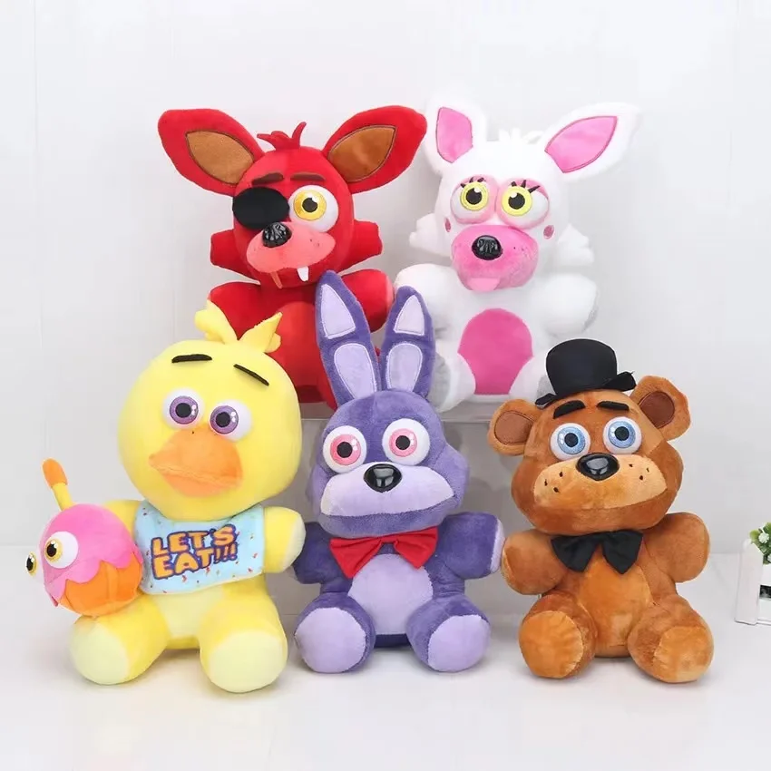 yleafun fnaf plushies plush figure toys, gifts for five nights at freddys  fans 12 inch plush toy - stuffed toys dolls - kids