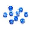 Acrylic two-tone large hole beads - blue (6*9mm)