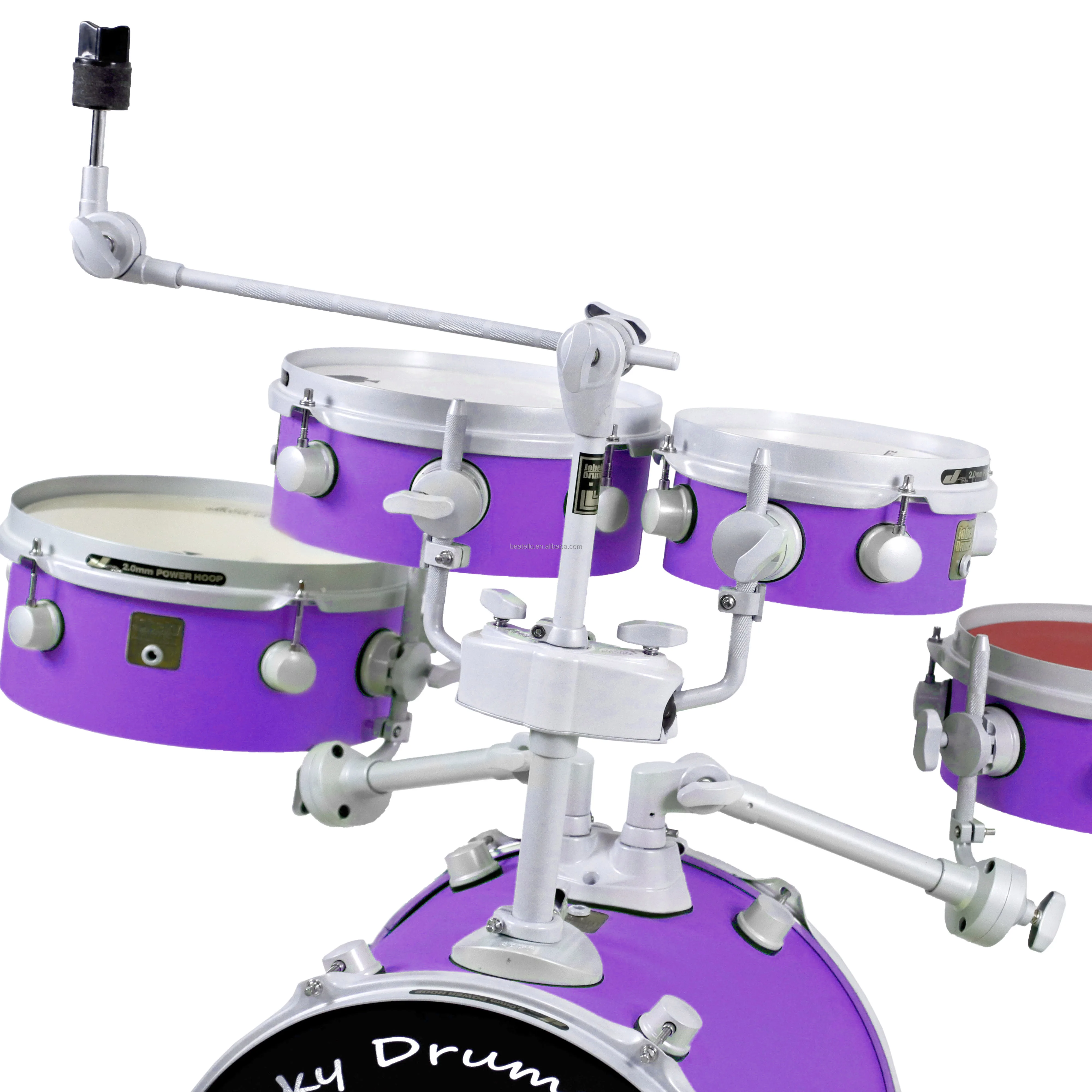 Beatello JBK Small Drums Set Professional Piece Mini Drum Kit Music  Percussion Instrument Full Size Drums Set With Accessories