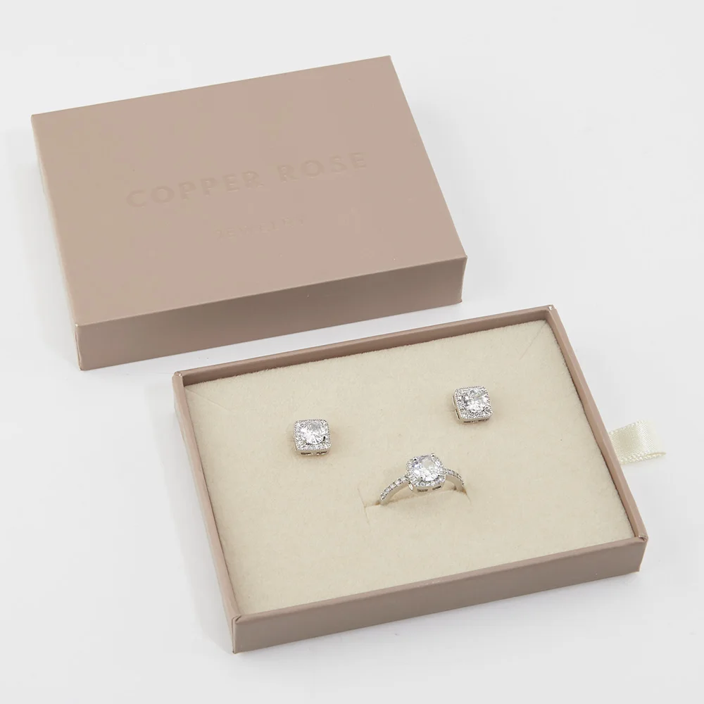 Luxury Wedding Bracelet Box | Wholesale Coated Paper Jewelry Packaging | Customizable Gift Case for Bridal Jewelry