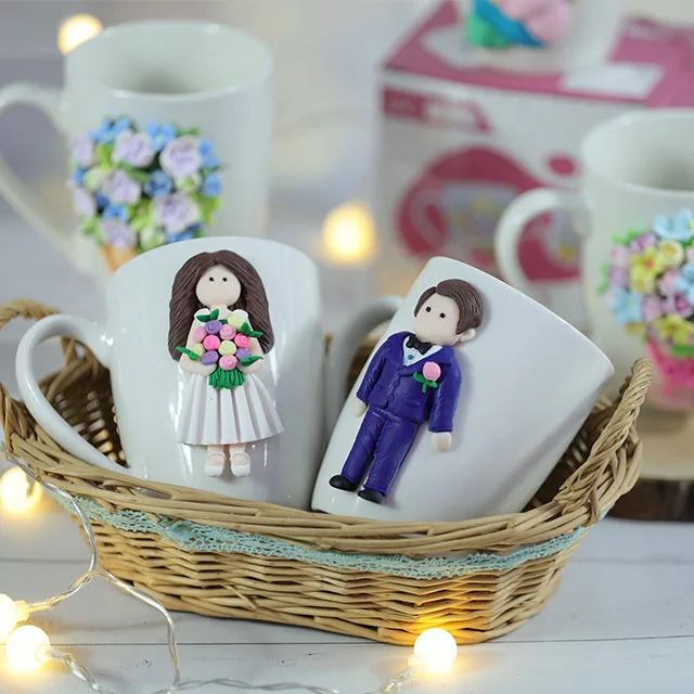 Creative Design Handmade Wedding Gift Souvenir Coffee Cup