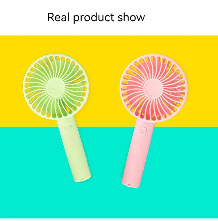 2024 Custom Small Handy Foldable Hand Held Battery Fans Personal