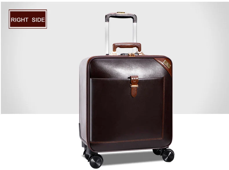 UNIK STYLE, 20+24 inch, Medium and Small Trolley Bags/Suitcase, 51+61 cm, (Combo 2) Cabin & Check-in Set - 24 inch Brown - Price in India