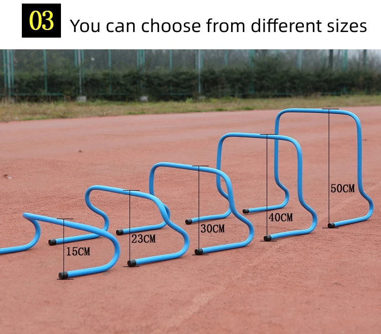 Agility Training Hurdles 4-Pack - Soccer Speed Training Equipment For Kids & Adults