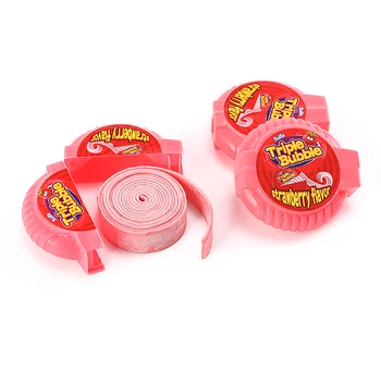 Bubble'n Roll, bubble gum colore langue, chewing gum rouleau