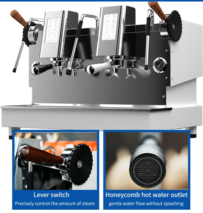 Commercial Saturated Group Espresso Machine 3group 220v Italian Commercial Restaurant Shop Espresso Coffee Machines Professional