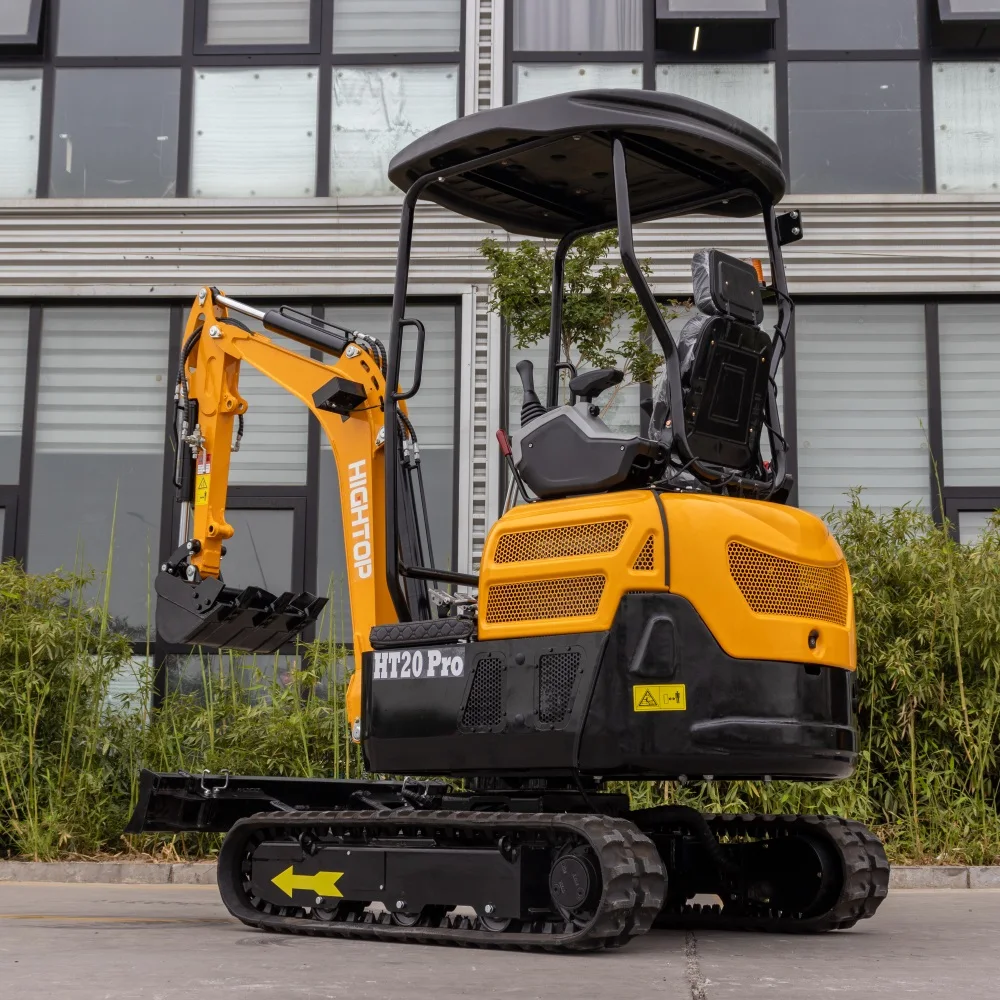 Çok Satan 2 Ton Mini Mikro Paletli Hidrolik Kazıma Küçük Ekskavatör ile Boom Salınım ve Katlanabilir Palet