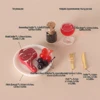 Ensemble 7 pièces : steak n°3 et fruits