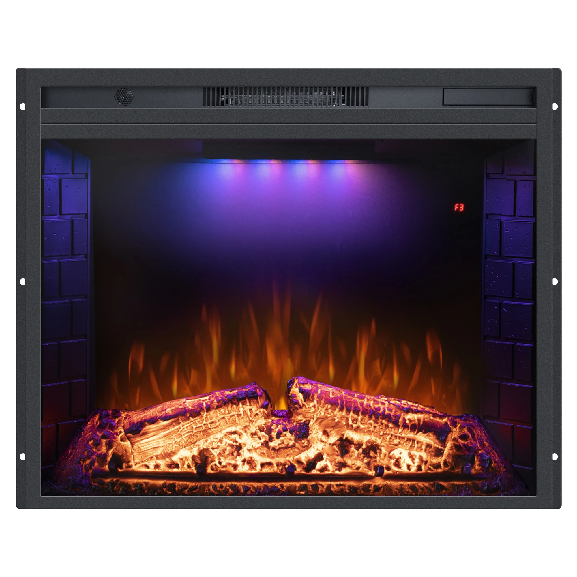 Luxstar Factory Electrical fireplace Insert Colorful Flames Electric Fireplace Indoor Warm Decoration Fireplace