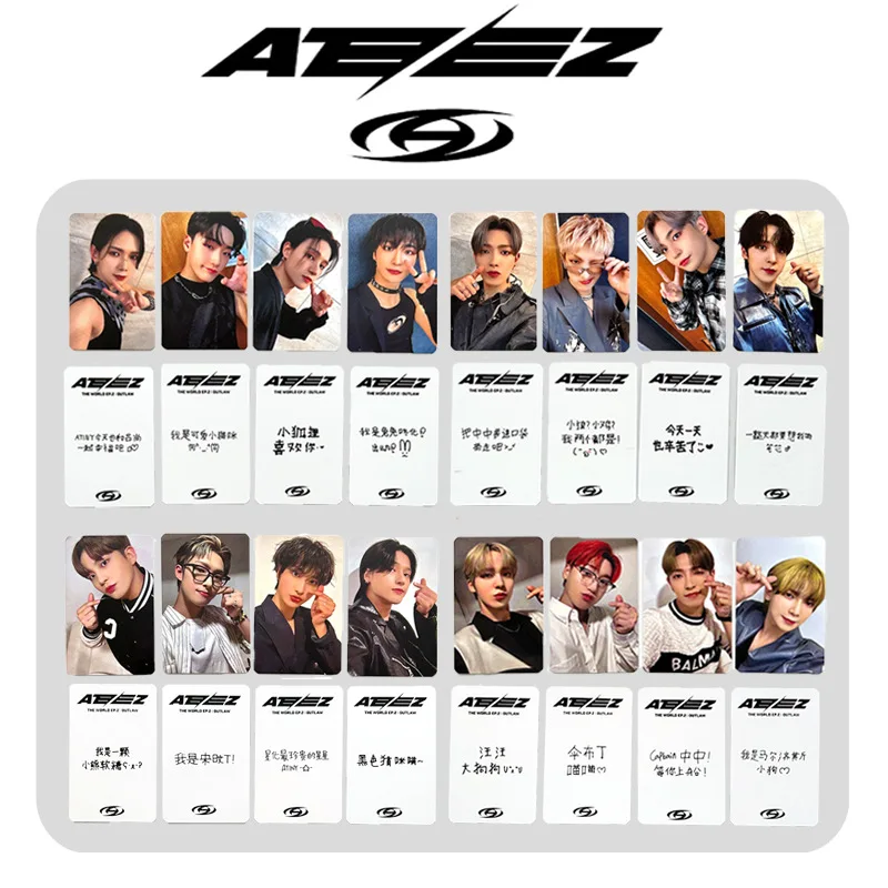 ATEEZ Photocards - Collectible Postcards from the WORLD EP.2