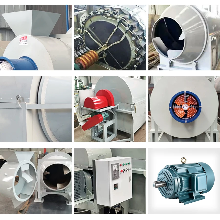 Спецификация опилок биомассы древесины Роторная сушилка машина для сушки сои глины Кокосовая сушилка машина