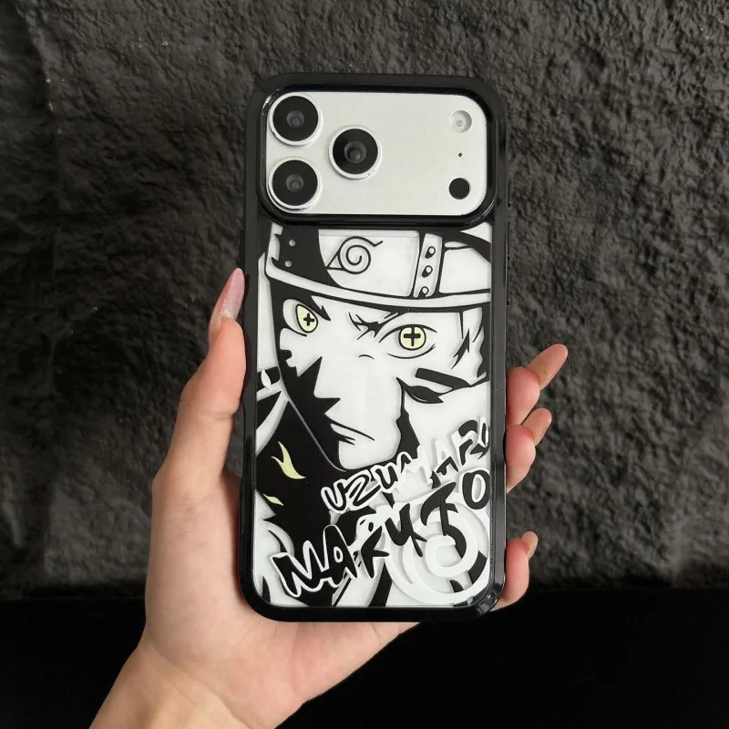Fashion transparent UV print cartoon gojo jujutsu kaisen anime mobile phone case for iPhone 11 12 14 15 16 17 pro max