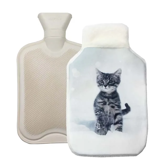 Promotional Rubber with Cover Hot Water Bottle