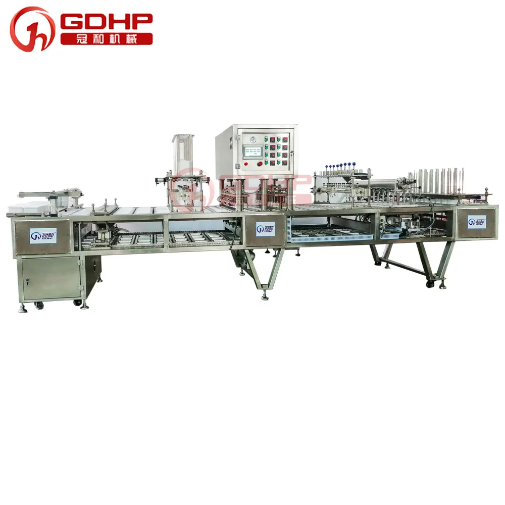 Automatic Yogurt Juice Mung Bean Paste Cream Oil Bottle Filling Sealing Machine for Eight-Treasure Porridge for Food Processing
