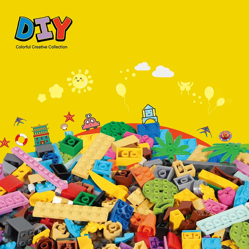 COGO 1200pcs Classic ABS Building Blocks Sets DIY Bricks