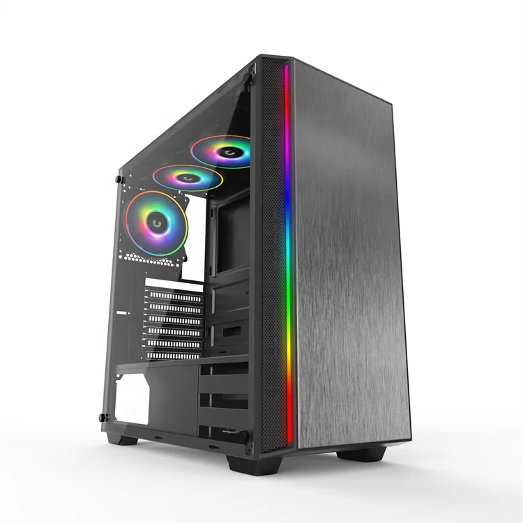 Новейший игровой компьютерный корпус MATX /ITX atx full tower с плавным RGB Blet чехол для