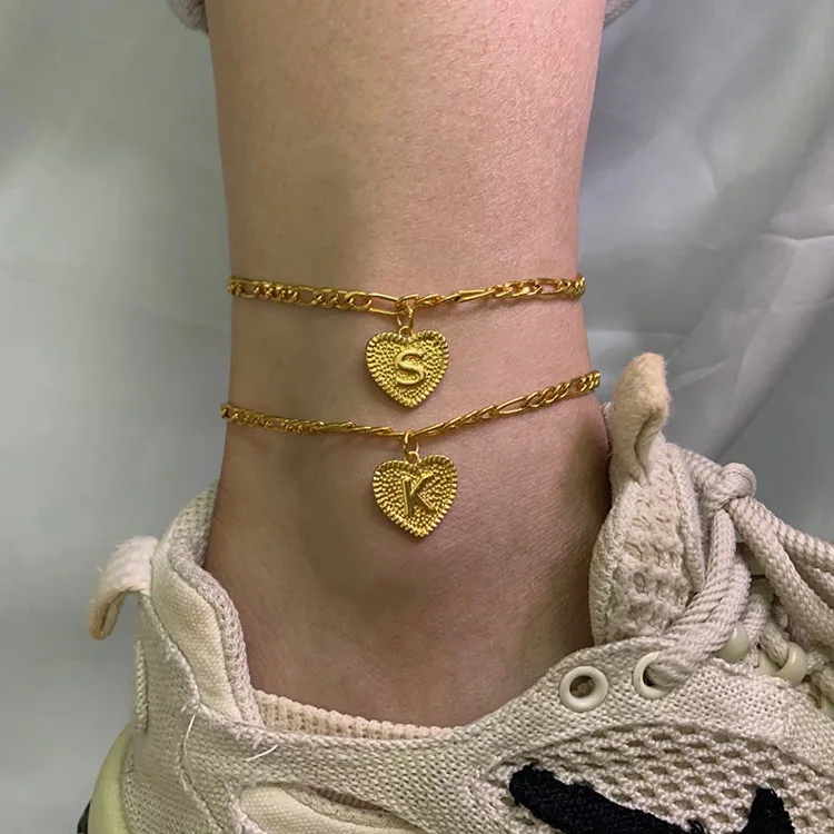 alphabet anklet