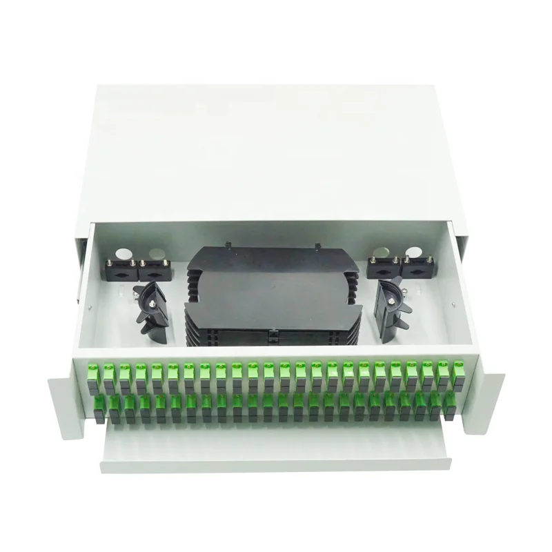 ISO 1U 2U 3U ODF 48 Port 96 Core SC UPC Fiber Optic Box Optical Distribution Frame Rack mount ODF