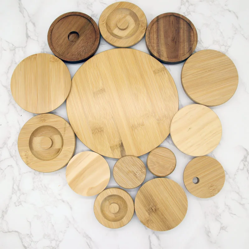 Coffee Bean Pasta Penne Storage Glass Canister Set Hermetic Glass Jars Container with Wooden Lids