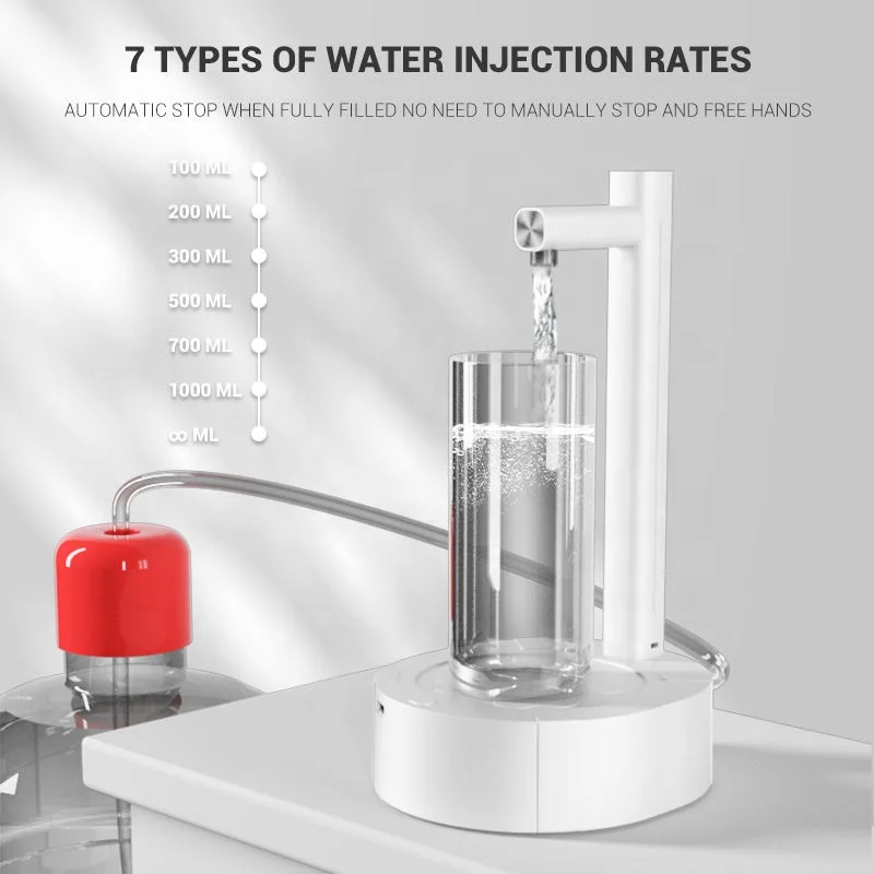 Smart Portable Auto Universal USB Charging Water Pump Desk Table Water Dispenser