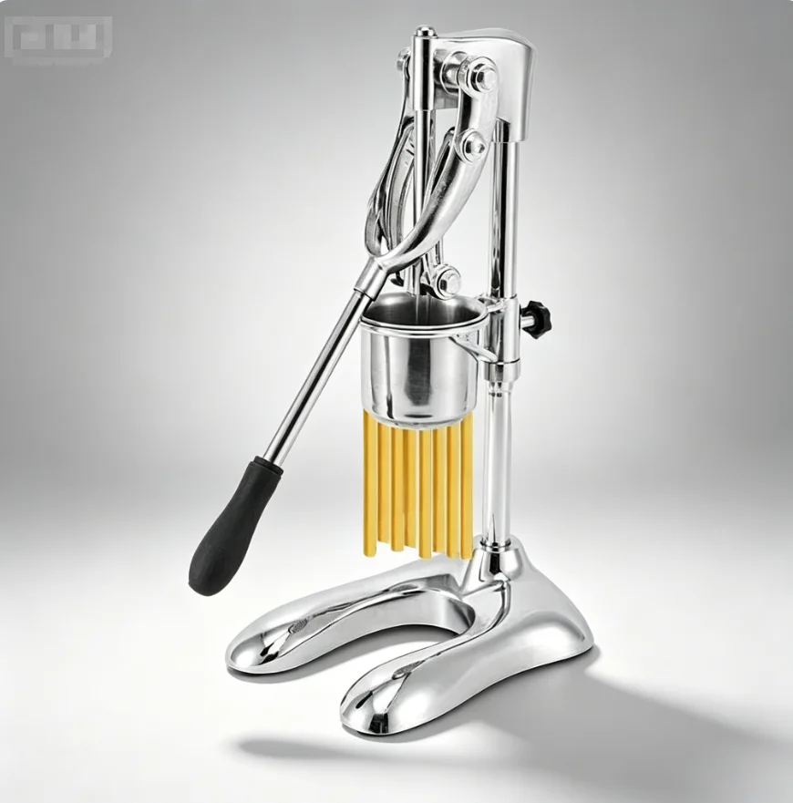Heavy Duty Stainless Steel Manual Potato Cutter, High Precision Portable Hand Operated Machine for French Fries