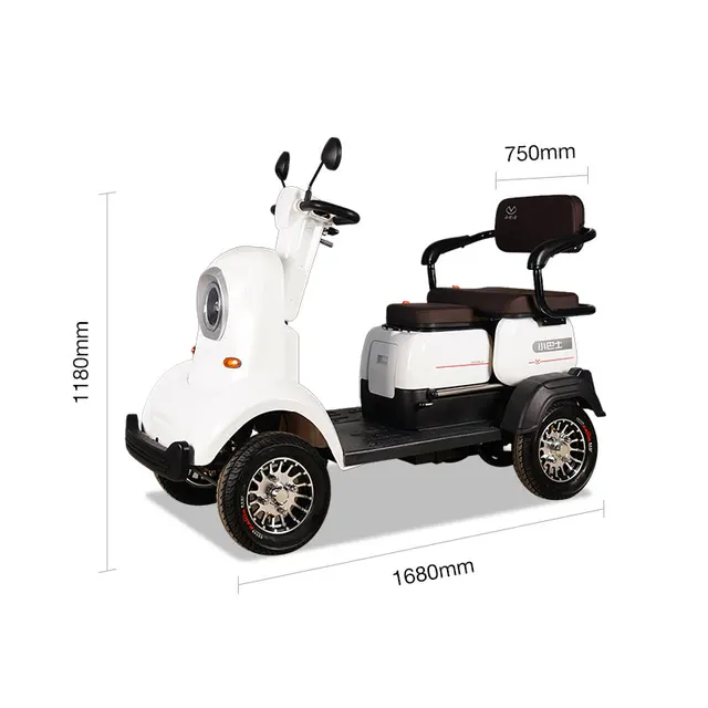 M2 electric four-wheeler high-end small two-seat family leisure scooter small electric mini bus