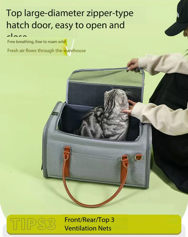 product large pet stroller wagon 4 in 1 expandable cat carrier with telescopic handle universal wheels travel folding dog cat push-6