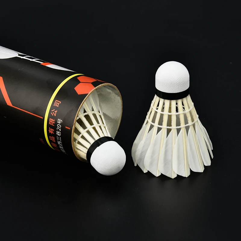 Volantes de plumas de pato, pelota de bádminton | 3 bolas de bádminton con plumas, volantes,Pelotas de bádminton de alta velocidad, equipos profesionales de entrenamiento de bádminton para interiores Volantes de plumas de pato, pelota de bádminton | 3 bolas de bádminton con plumas, volantes,Pelotas de bádminton de alta velocidad, equipos profesionales de entrenamiento de bádminton para interiores