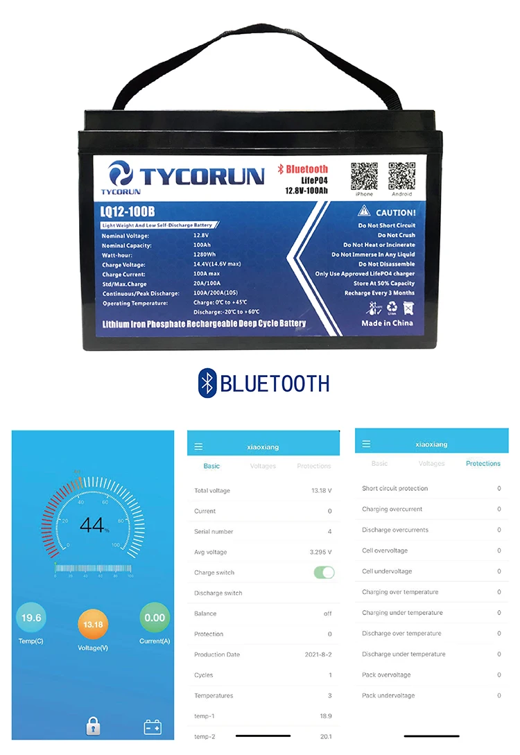 Tycorun Lithium-Ion Battery Pack - 12V 20ah to 200ah