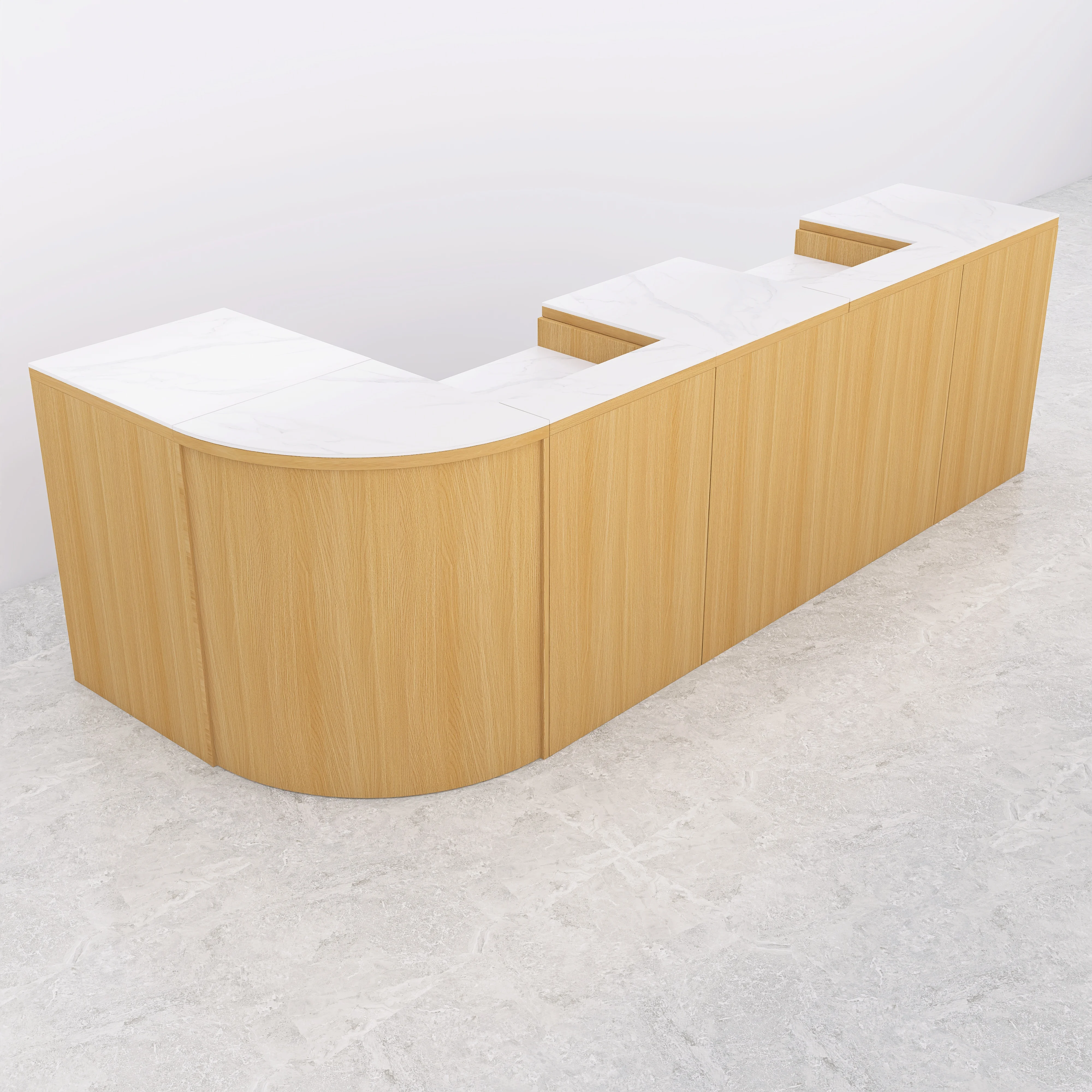 Modern Wooden Combination Display Stand for Supermarket Checkout Counters & Cash Cigarette Cabinet Convenience Store Accessory