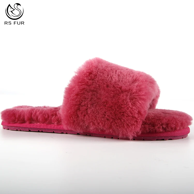 kids sheepskin slippers