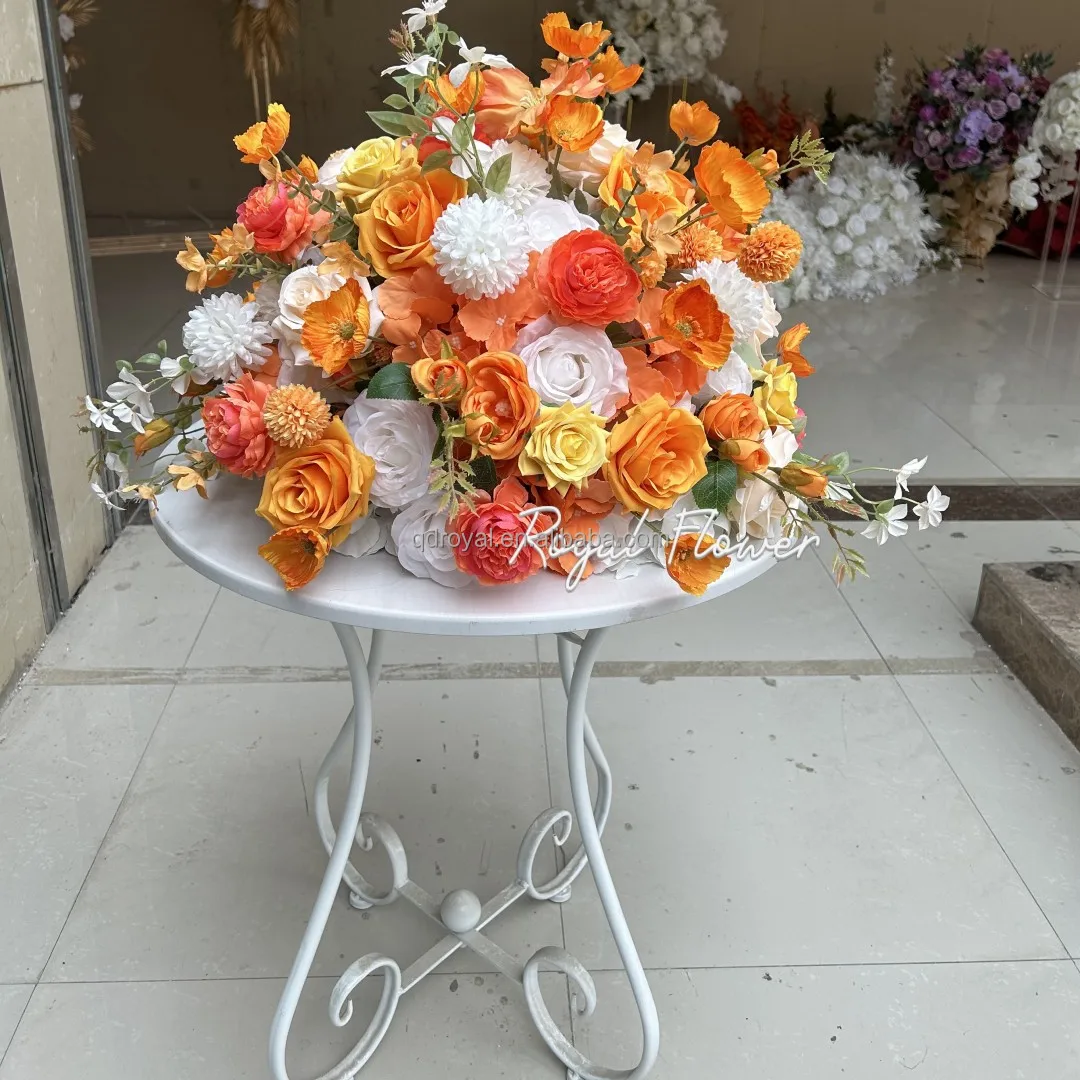 Hot Sale Table Centerpiece Flowers Runner Floral Artificial Flower