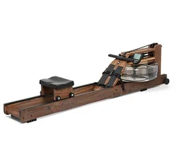 Wellshow Sport Hot Selling Wooden Row Machine Beech Wood Natural Rowing Equipment Water Rower Machine with S4 Monitor