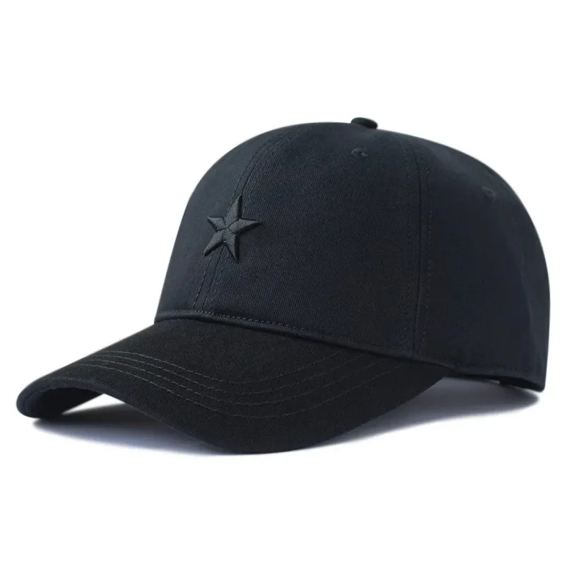 Small Minimum Order Custom Made 3d Embroidery Red Star logo Sports Baseball Hat Caps for Men