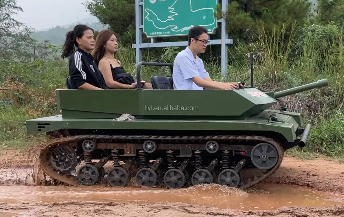 Medic Riding Tank Adult Mini Ride on Tanks Amphibious Tracks Car Crawler Crane Remote ...