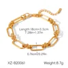 Bracciale con graffetta oversize