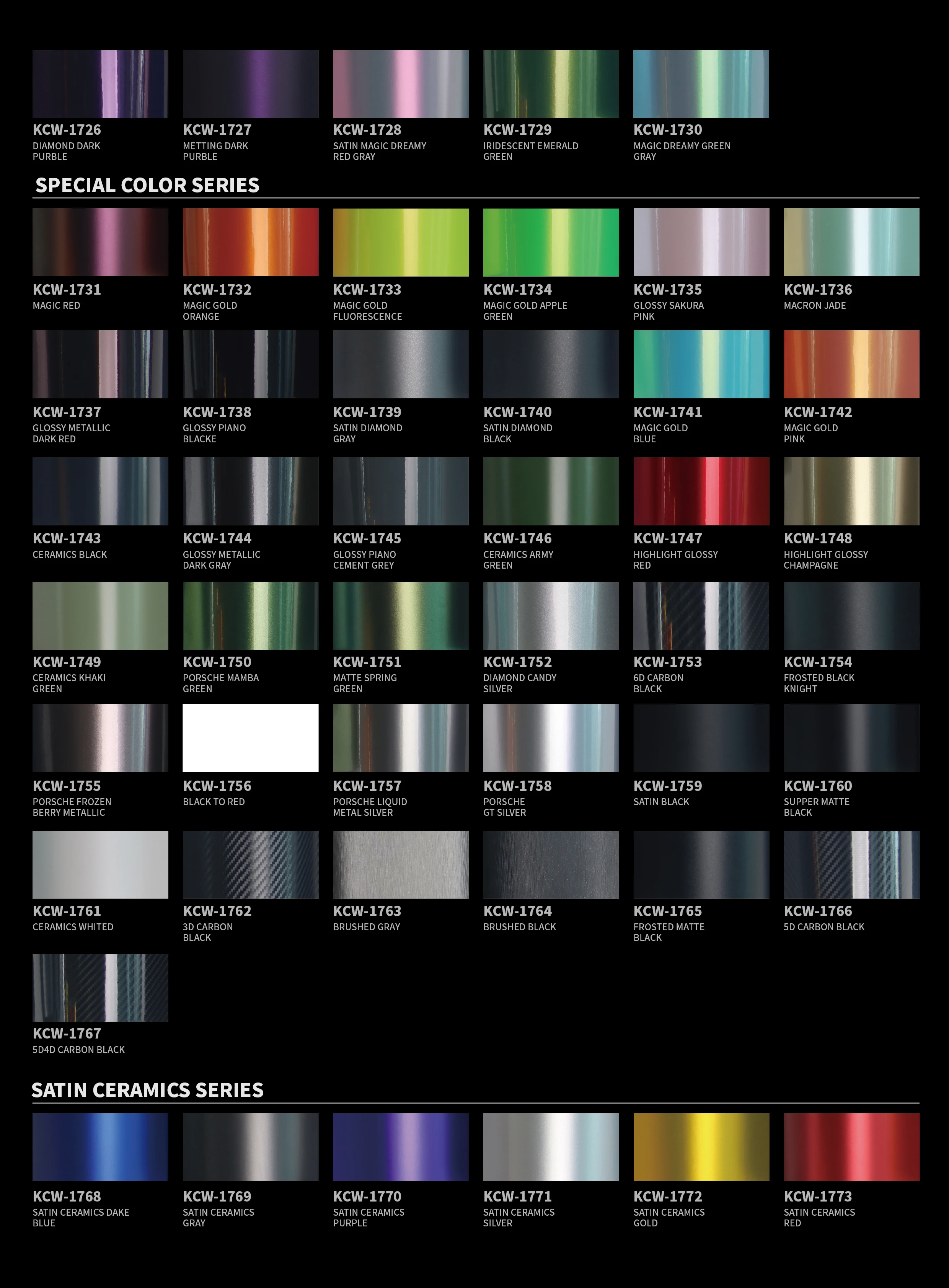 Kenteer Satin Ceramics Series Vinyl Car Wrapping Film Satin Pearl White