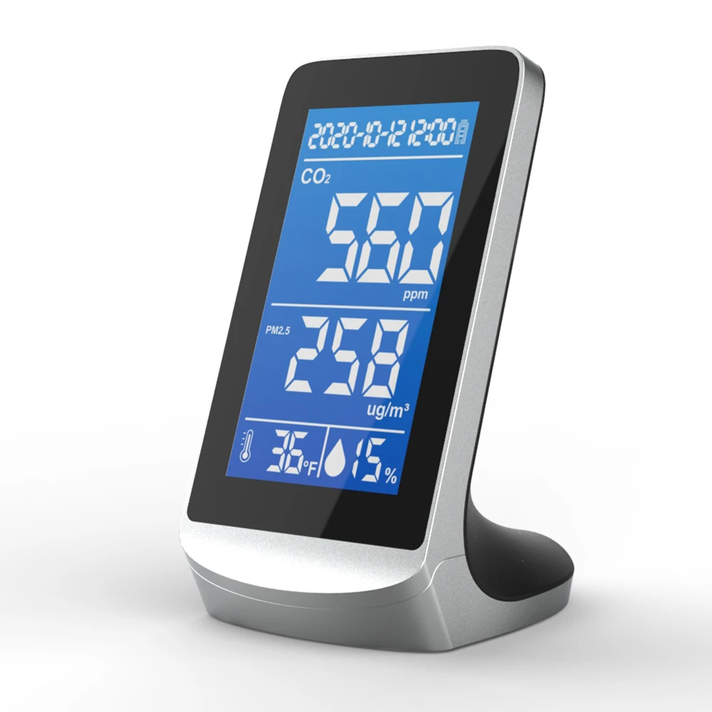 CO2 PM2.5 Formaldehyde air monitor Portable Air Quality Meter Hot sale products  CO2  air particle counter detector