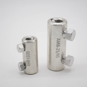 Customizable AMB Series Automotive Cable Lugs Crimp Wire Connector Copper Tube Terminals Screw for Splice Connector