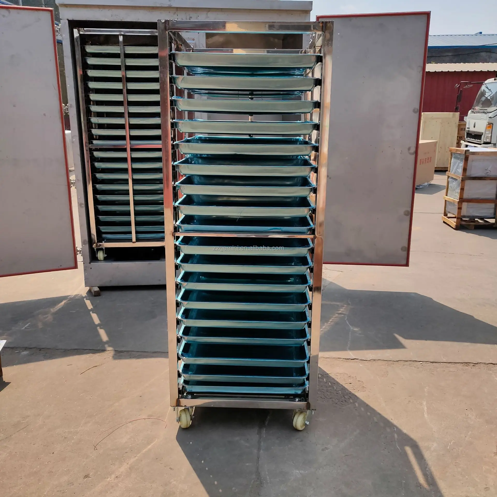 Commercial One Door Rice Roll Steamer Cooker 6/8/12/24 Tray Gas Model