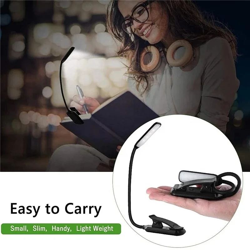 Professional Factory Dimmable Led Usb Light Folding Led Reading Light Led Night Reading Book Light