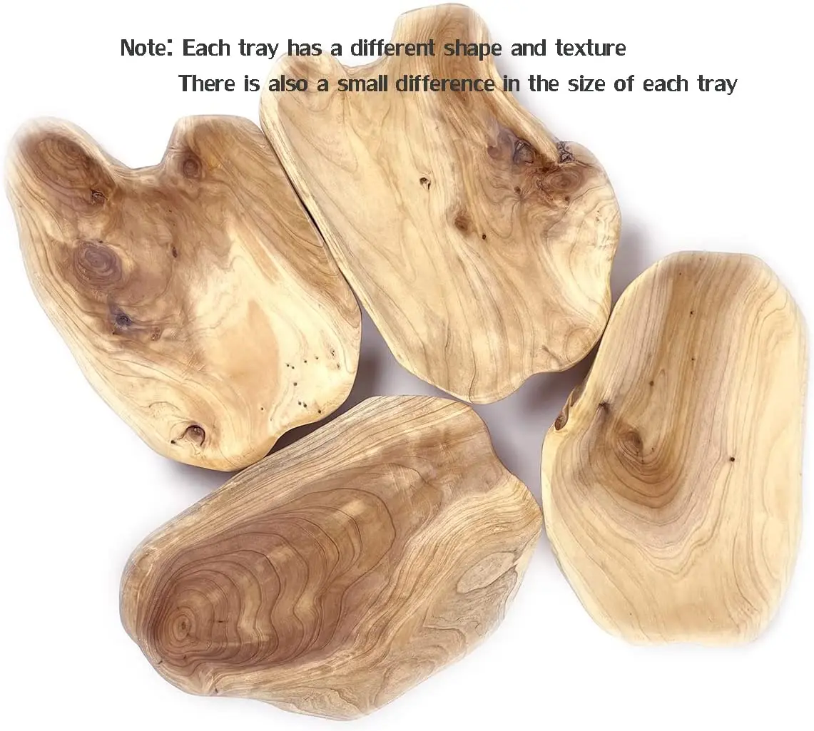thumbnail image 2 of Hand-Carved Wooden Hand-Shaped Bowl – Rustic Snack/Nut/Fruit Dish, Fairtrade, 30cm 2 of 6