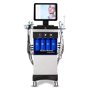 15 In 1 Hydradermabrasion Jet Peel Hydra Dermabrasion Aqua Peeling Hydro Facial Machine Facial Cleaning Salon Machine
