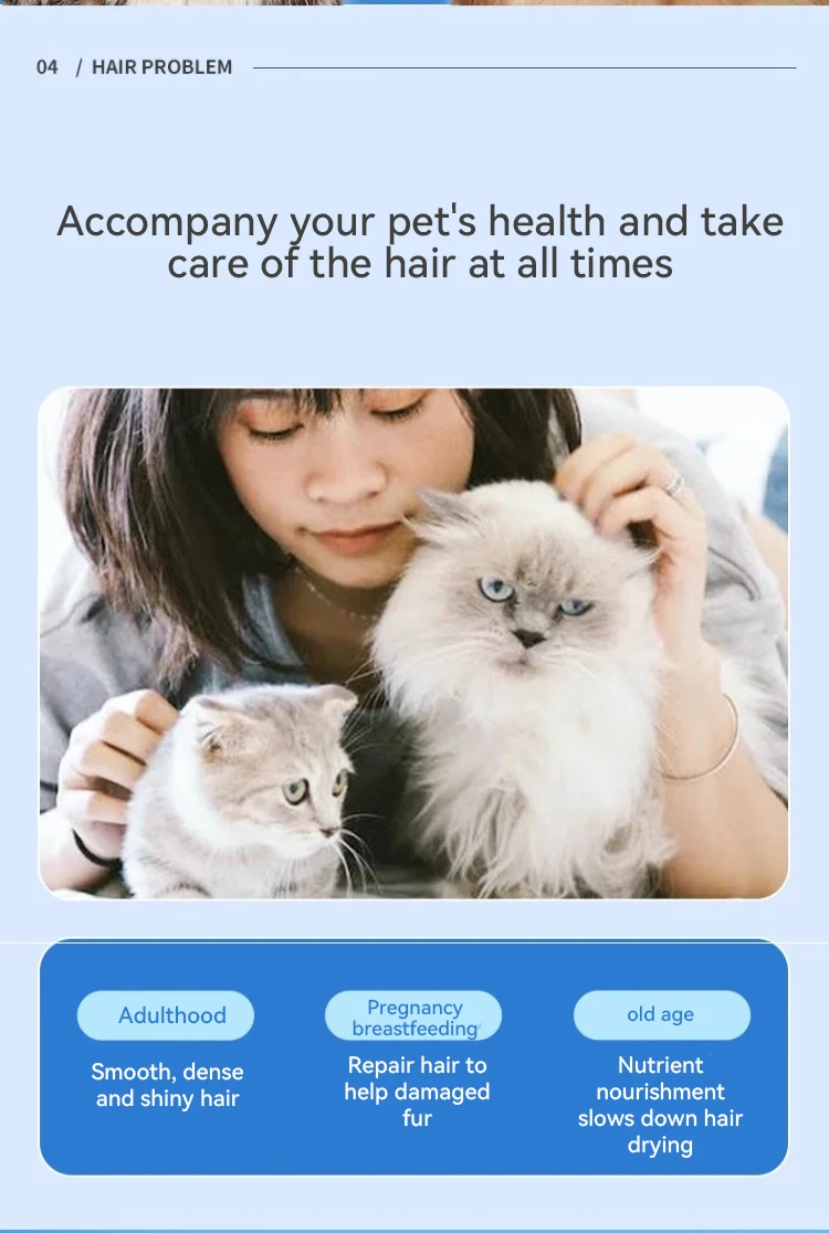 Pet Brightening Conditioner Spray Cat Hair Knotting Softener Fluffy Anti-static Spray for Dogs factory