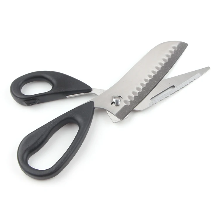 Source Hot Selling S/S Kitchen Scissor Poultry Shears Sharp Meat Scissors  with Blade Cover on m.