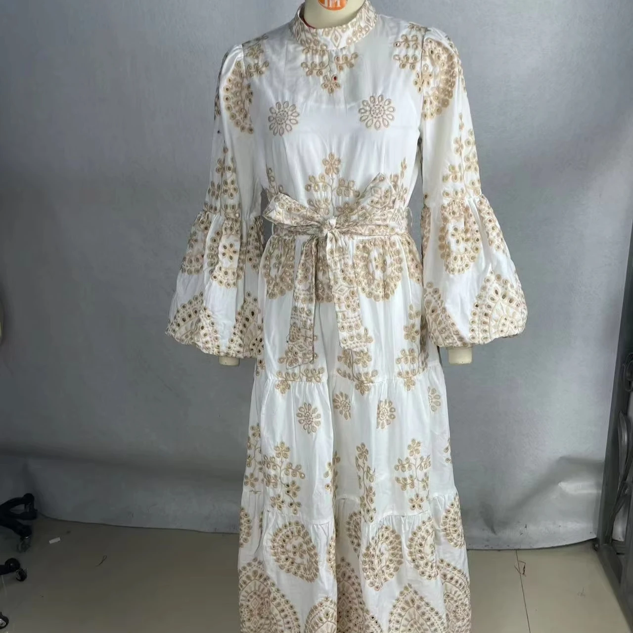 Ladies Embroidered Casual Dress - Image 1